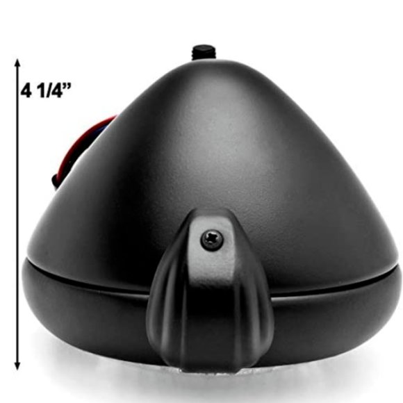 5" Motorcycle Black Headlight Universal Bottom Mount - Picture 3 of 6